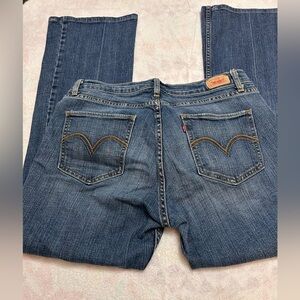 Levi’s 528 Curvy Bootcut Jeans Women’s Dark Wash Boot Cut Size13
